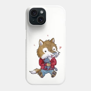 Wolfman loves Kittens Phone Case