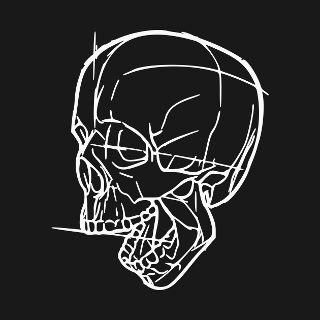 Skull Drawing by valsymot