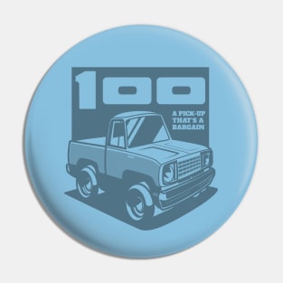 Light Blue - D-100 (1978 - Ghost) Pin