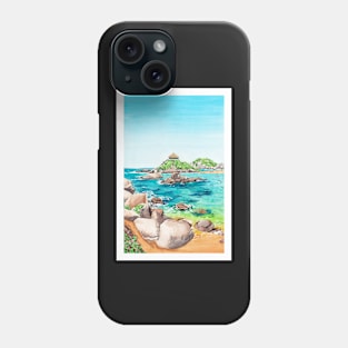 Cabo San Juan, Colombia Phone Case