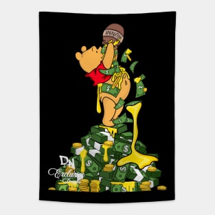 Money Honey Winnie the Pooh Tapestry