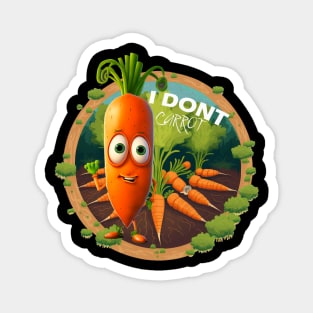 I Don't Carrot All Magnet