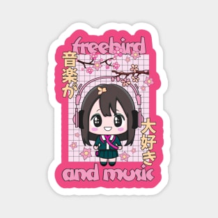 freebird anime and music Magnet