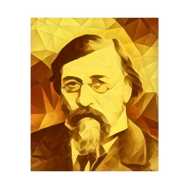 Nikolay Chernyshevsky Golden Portrait | Nikolay Chernyshevsky Artwork 9 by JustLit