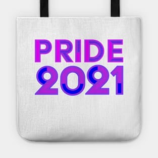 LGTBQ Pride Month Tee - 2021 - Bisexual Flag Colors Tote