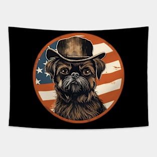 Brussels Griffon 4th of July Tapestry