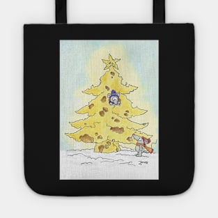 Cheese Christmas Tree Tote