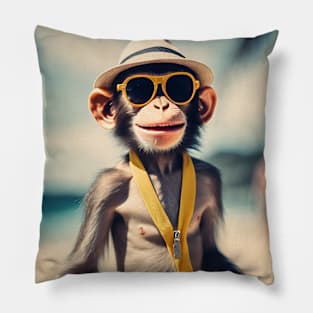 Funny monkey Pillow