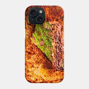 rock archway on fire Phone Case