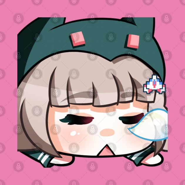 Chiaki Nanami Sleepy by colorful-kitten