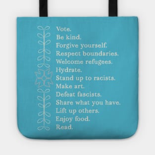 To-Do List for Good People Tote