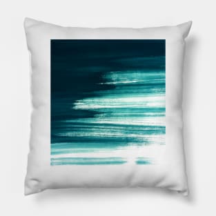 Green Painting Art Pillow