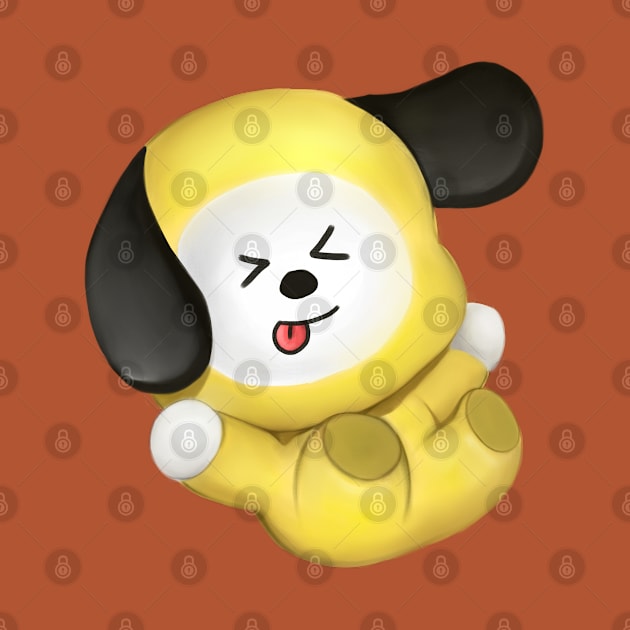 BT21 BTS KPOP CUTE CHIMMY JIMIN by moonquarius