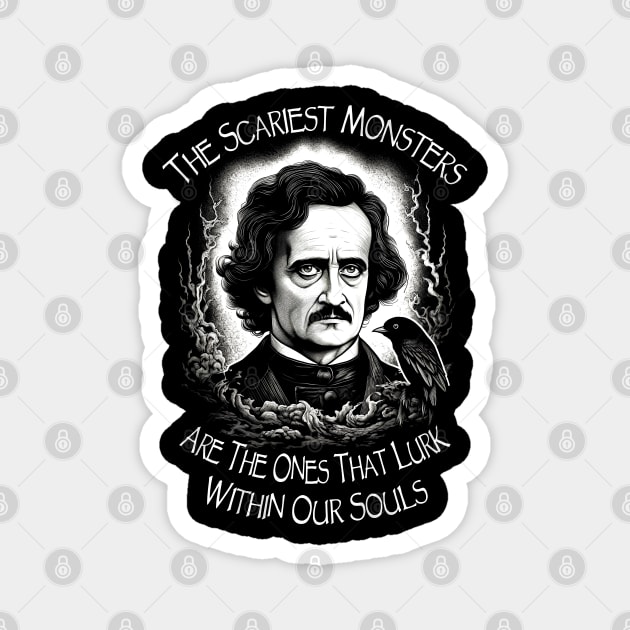 EDGAR ALLAN POE QUOTE Magnet by ShirtFace
