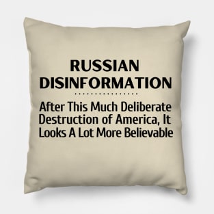 Russian Disinformation Pillow