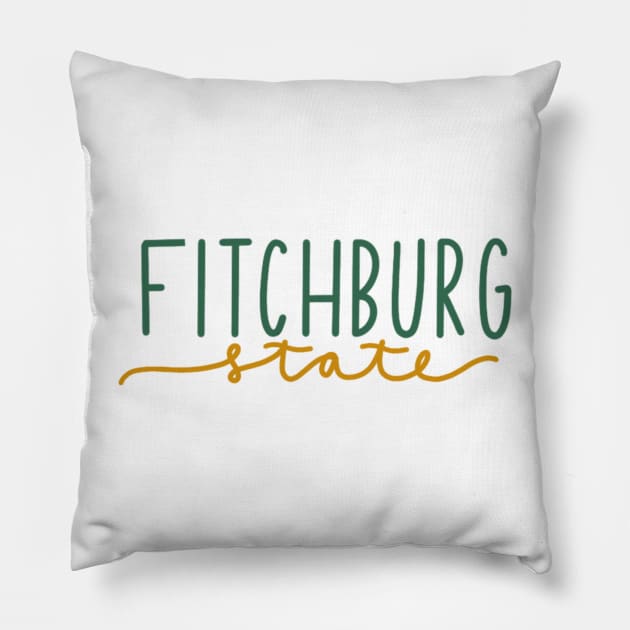 Fitchburg State University Pillow by nicolecella98