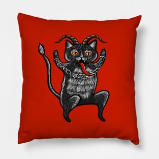 Krampus Cat Pillow