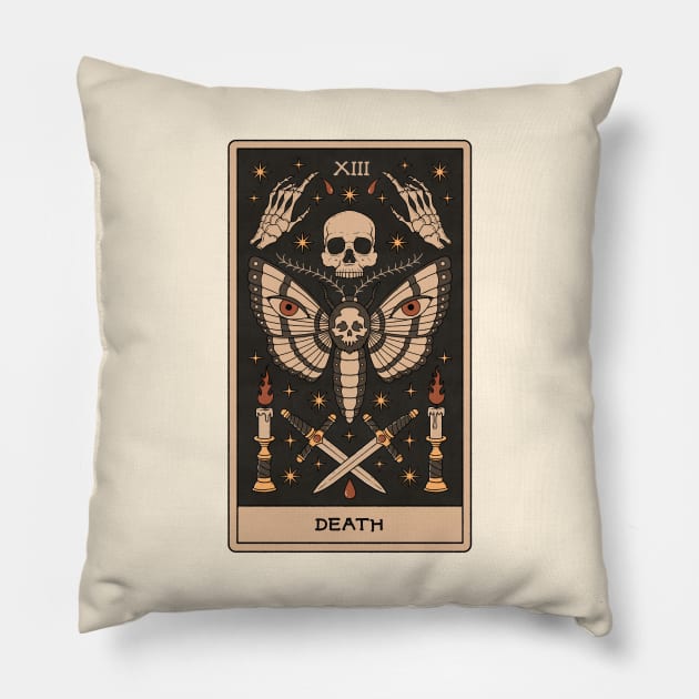 Death - Tarot Card Pillow by thiagocorrea