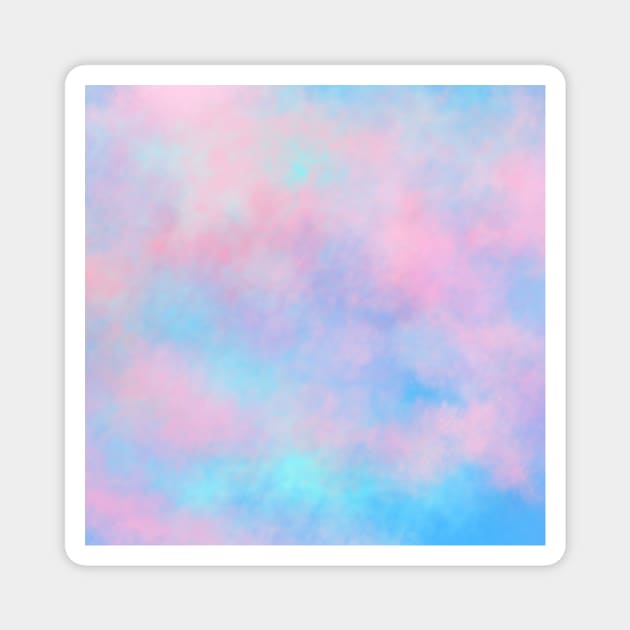 Cotton Candy Sky Magnet by Art by Deborah Camp