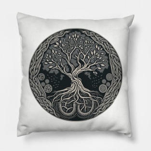 Tree of Life - Designs for a Green Future Pillow