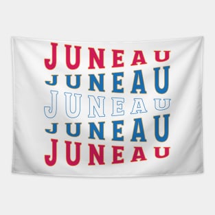 TEXT ART USA JUNEAU Tapestry