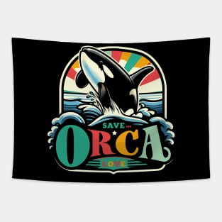 Save The Orca Tapestry