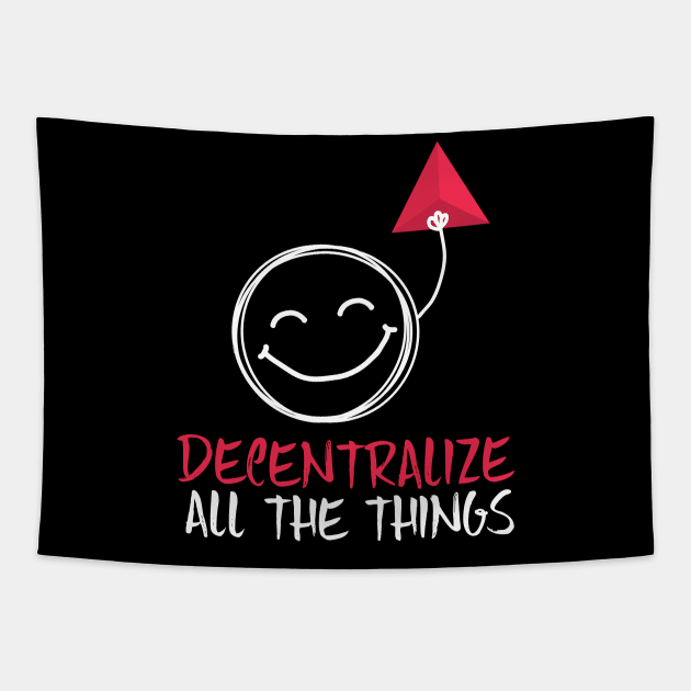 Decentralize All The Things Blockchain Technology Tapestry by theperfectpresents