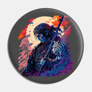 Samurai color Pin