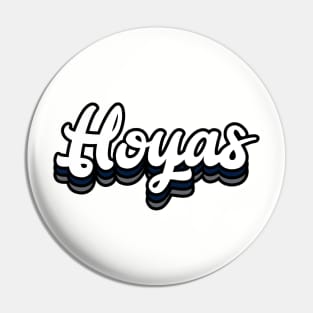 Hoyas - Georgetown University Pin