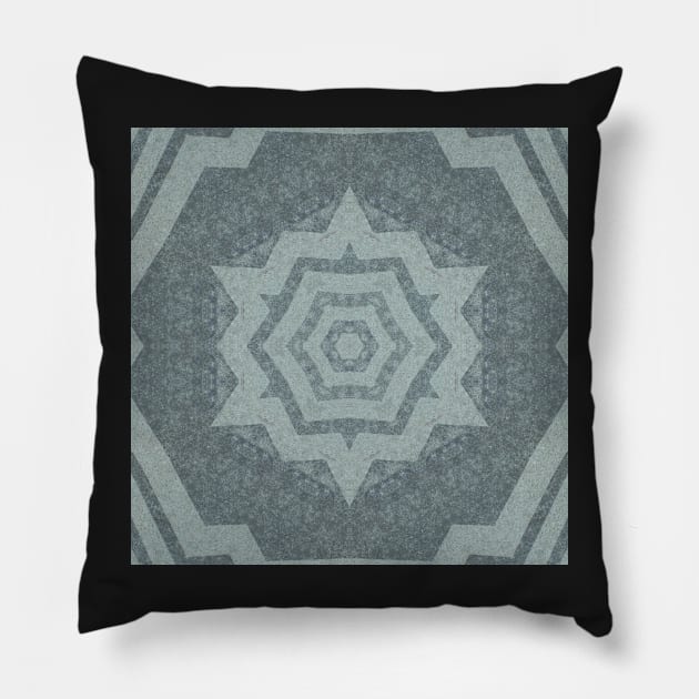 Reverse Graffitti Kaleidoscope Pattern (Seamless) 1 Pillow by Swabcraft