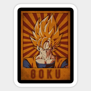Goku super saiyan Dragon Ball Z Sticker by Gokupvv