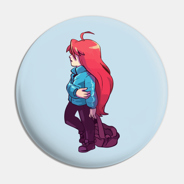 Madeline No Turn Back Celeste Game Pin Teepublic
