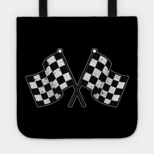 'Checkered Flag Car Racing' Cool Car Racing Gift Tote