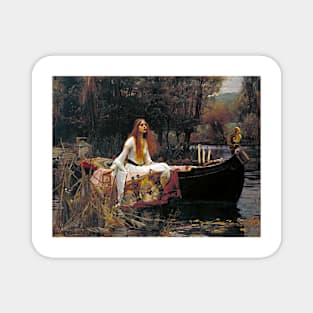 The Lady of Shalott John William Waterhouse Art Print 1888 Pre-Raphaelite Magnet