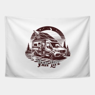 Van Life - On the road Tapestry