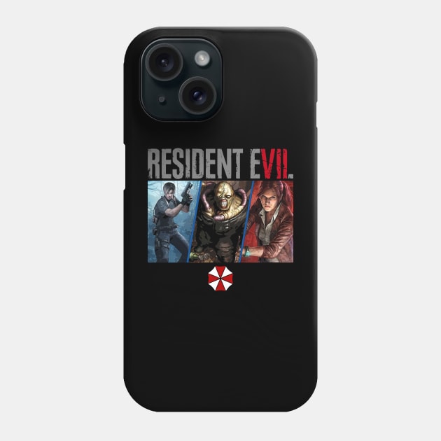 Resident Evil first game Phone Case by Girladies Artshop