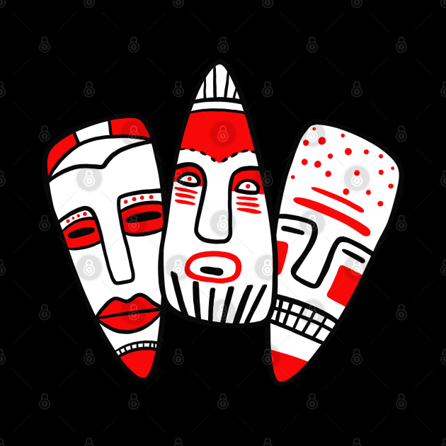 Traditional Ethnic Masks by isstgeschichte