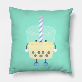 Mango bubble tea Pillow