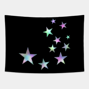 rainbow stars Tapestry