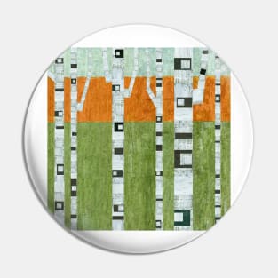 Spring Birches Pin