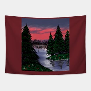 A Tribute to Bob Ross Tapestry