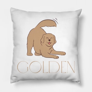 Golden Retriever Quote Pillow