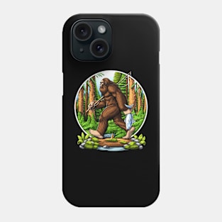 Bigfoot Fishing Phone Case