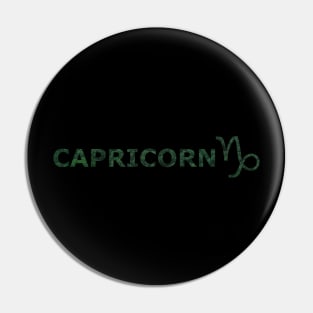 CAPRICORN (earth) Pin