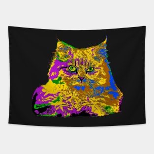 cat of colors Tapestry
