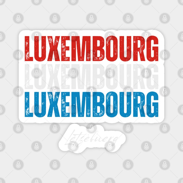 Luxembourg flag, Luxembourger flag Magnet by eka123