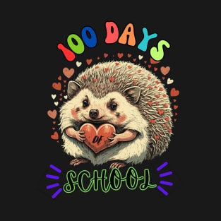 100th day of school shirt -Retro 100 days of school tee for teacher or kids T-Shirt