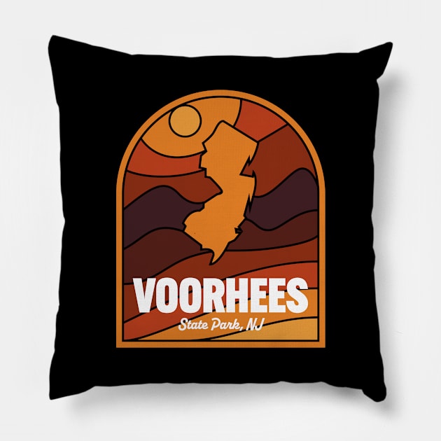 Voorhees State Park New Jersey Pillow by HalpinDesign