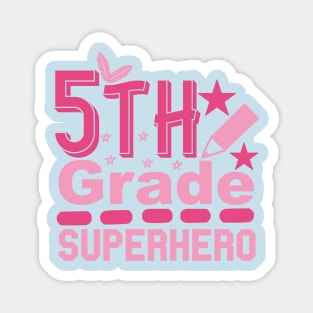 Fifth Grade Superhero Magnet