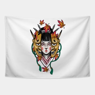 Hannya geisha Tapestry